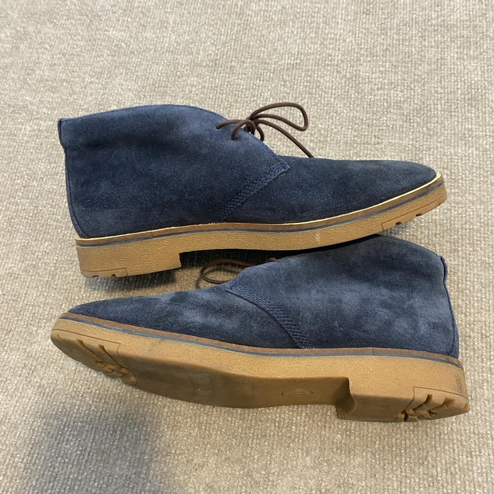 Timberland‎ Boots Mens Size 10 Blue Suede Lace Up Chukka Ankle Casual A23W4 - Picture 3 of 9